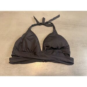 black KONA SOL  swimsuit bikini top size small